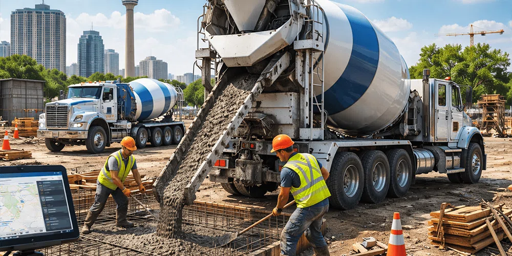 Ready Mix Concrete delivery by Venad Ready Mix Concrete in Kerala